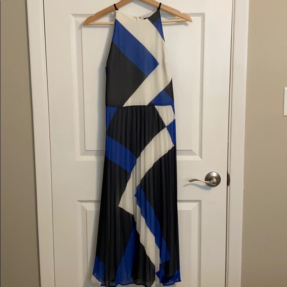 The Limited Midi lined patterned dress